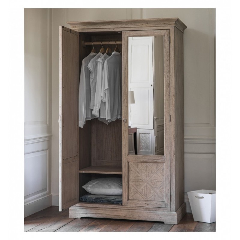 GA Mustique 2 Mirror Door Wardrobe